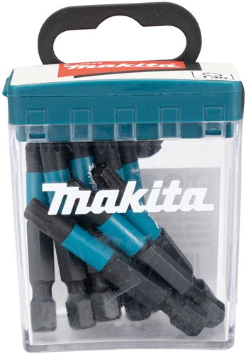 Makita accessoires e-12675 slagschroefbit | t30x50mm | x impact black | 10 stuks - e-12675
