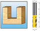 Accesorios makita cortador de ranuras hm 16mm s8 - d-10322