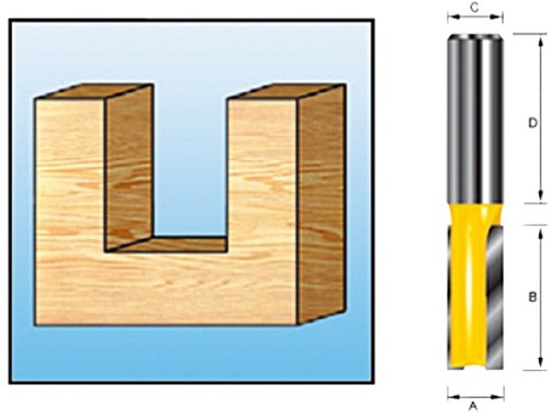 Makita accessoires groeffrees hm 16mm s8 - d-10322