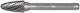 Makita accessories HM milling cutter arc with round head made of metal - b-52788 - b-52788