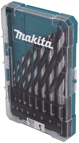 Accesorios Makita juego de brocas helicoidales para madera de 8 piezas - d-57227
