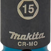 Makita accessories impact socket 15mm 38mm - e-16112