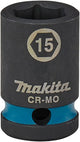 Makita accessories impact socket 15mm 38mm - e-16112