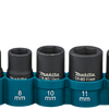 Accesorios Makita juego de vasos de impacto de 8 piezas - e-12289 - e-12289