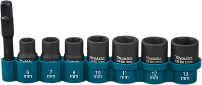 Accesorios Makita juego de vasos de impacto de 8 piezas - e-12289 - e-12289