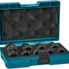 Imp Makita accessori set di bussole a impatto 9 pezzi act black, 1 2 vk - e-16564