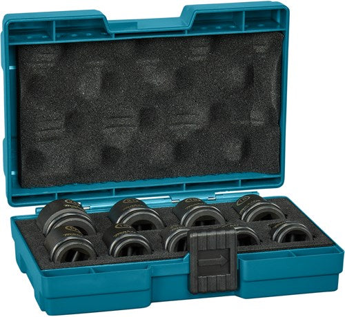 Imp Makita accessori set di bussole a impatto 9 pezzi act black, 1 2 vk - e-16564