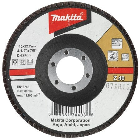Makita accessoires lamellenschuursch. 125x22 k40 - d-27486