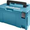 Makita accessoires makita makpac opbergkoffer 8215518 - exclusief gereedschap - blauw