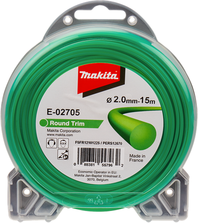 Accessori Makita filo falciante 2,0x15m rotondo - e-02705 - e-02705