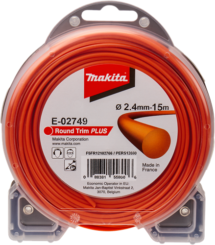 Makita accessoires makita maaidraad rond 2,4 mm x 15 m - e-02749