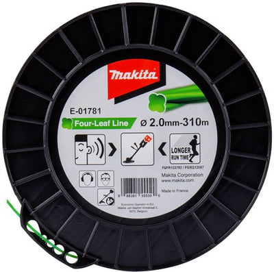 Makita accessories mowing line 2x310mtr grn - e-01781 - e-01781