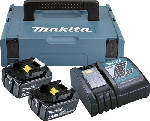 Makita accessoires power source-kit 197624-2, 2x bl1850b + dc18rc - 197624-2