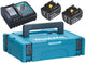 Makita 197624-2 | lxt power source kit 18v in mbox (2x 5.0ah bl1850b accu + dc18rc snellader) - 197624-2