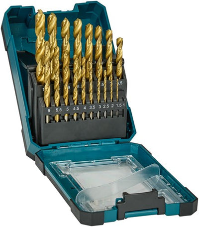 Accessori Makita set di punte per metallo hss-t 19 pezzi - d-72229