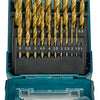 Accessori Makita set di punte per metallo hss-t 19 pezzi - d-72229