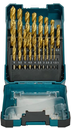 Accessori Makita set di punte per metallo hss-t 19 pezzi - d-72229