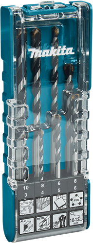Accessori Makita set multitrapano 8 pezzi - e-15855 - e-15855