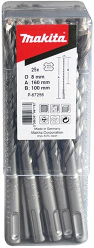 Accesorios makita p2s:sds-plus taladro 10uds longitud 160mm