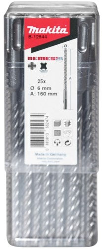 Accessori Makita p4s: trapano sds-plus 6x160mm - b-12572
