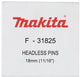 Makita accessoires makita f-32155 pin 25mm rvs ve=10000