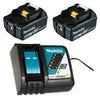 Makita accessoires power-source-kit 199480-6 - 2x accu bl1860b 18v 6,0ah met accu indicator + oplader dc18rc - 199480-6