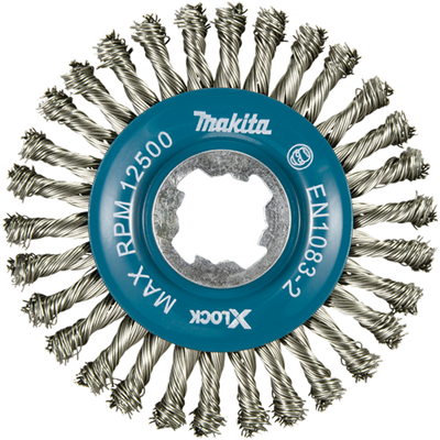 Accessori Makita spazzola tonda 115mm x-lock acciaio inox - d-73368 d-73368