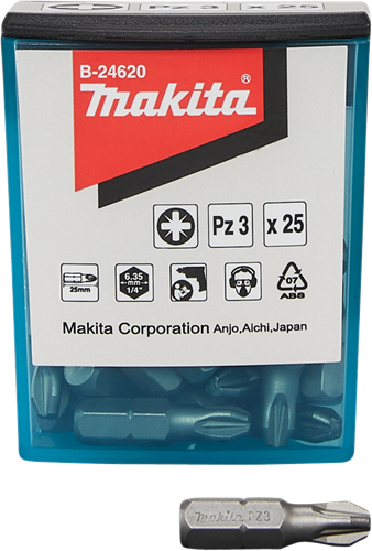 Accessori Makita punta a vite pz3x25mm - b-24620 b-24620