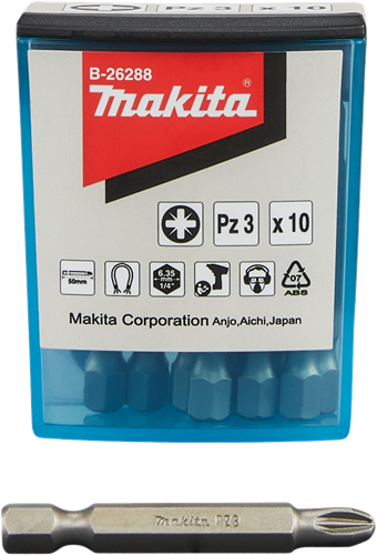 Accessori Makita punta a vite pz3x50mm - b-26288 b-26288