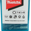 Accesorios makita broca para atornillar t20x25mm - b-24642 - b-24642