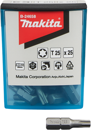 Accesorios Makita broca para atornillar t25x25mm - b-24658 b-24658