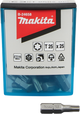Makita accessoires schroefbit t25x25mm - b-24658 b-24658
