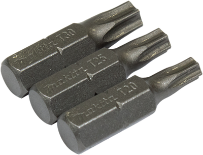 Accessori Makita set punte cacciavite torx 3 pezzi - b-24533 - b-24533