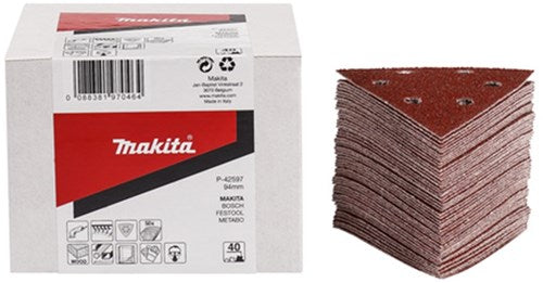 Makita accessoires makita p-42628 schuurvel 3-k k100 red v.
