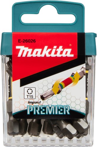 Accessori Imp Makita punte per avvitatore a percussione t15x50mm | agire primo ministro | 10 pezzi - e-26026