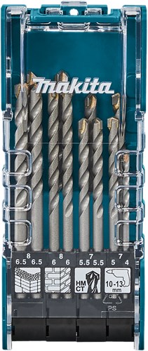 Makita accessoires steenborenset 12-delig - d-73483 - d-73483