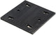 Makita accessoires steunzool vierkant velcro klem dbo480, dbo481, dbo482 - 191y24-8 - 191y24-8