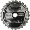 Accesorios Makita paquete doble hoja de sierra circular para madera | efficut 165x20x1.4 25t 23g - b-62985-2