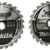 Accesorios Makita paquete doble hoja de sierra circular para madera | efficut 165x20x1.4 25t 23g - b-62985-2