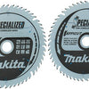Accesorios makita paquete doble hoja de sierra circular madera efficut 165x20x1.45 56t 23g - b-57336-2