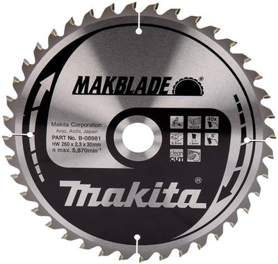 Makita accessories sawb. 260x30 40t - b-08981 - b-32770