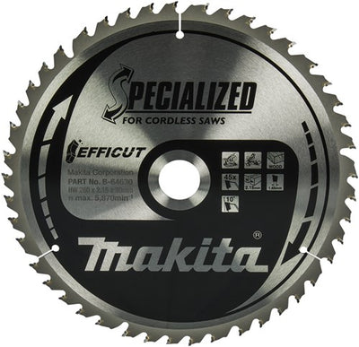 Accessori Makita sega efficut 260x30x2,15 45t 10g - b-64624 - b-64630