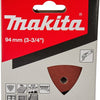 Makita accessoires schuurvel k60 k80 k120 k180 k240 red velcro - b-21618
