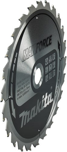 Accesorios Makita hoja de sierra circular para madera | makforce 270x30x2.6 24t 20g - b-32172 - b-32172