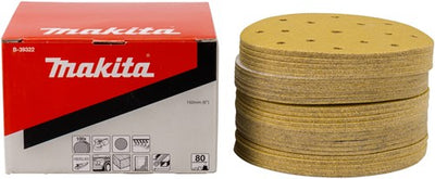 Accesorios makita disco de lijado amarillo diámetro 150 mm grano 80 - b-39322
