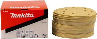 Accesorios makita disco de lijado amarillo diámetro 150 mm grano 120 - b-39344