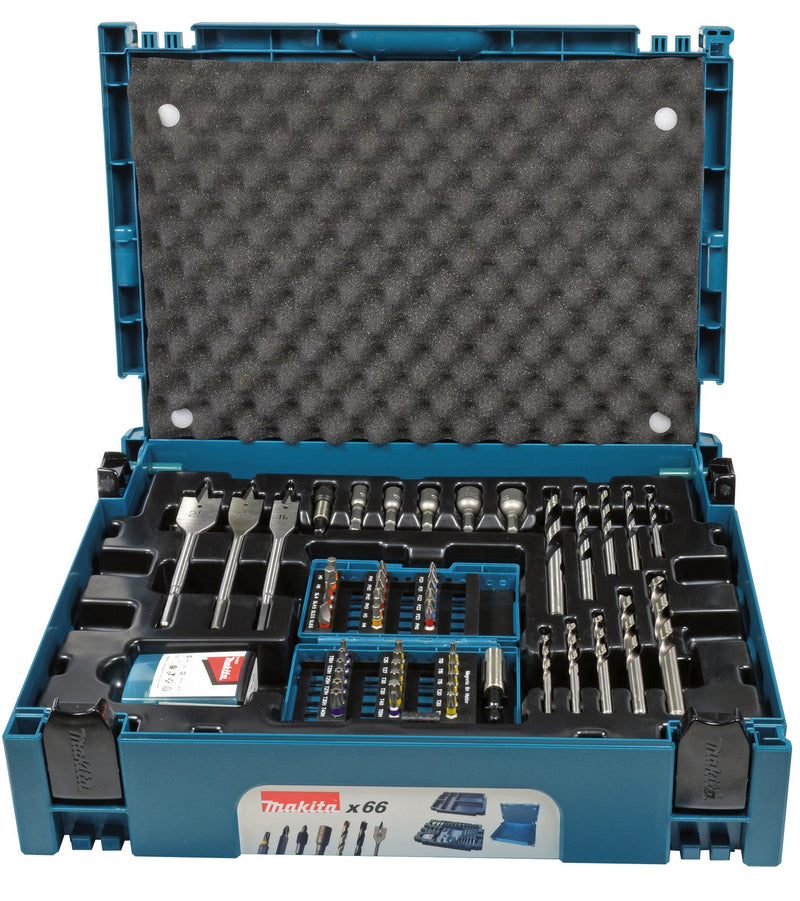 Makita Boor-Bit Set, 66 Paps