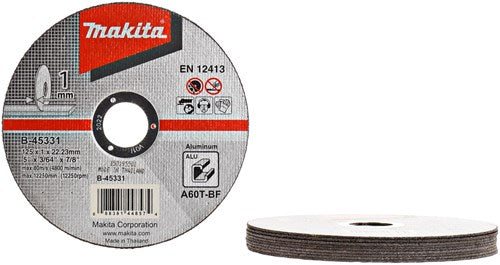 Accessori Makita disco da taglio 125x1,0mm alluminio - b-45331 - b-45331