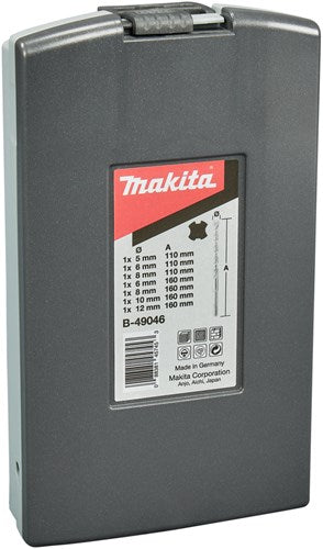 Accessori Makita p2s: set 7 pezzi sds-plus - b-49046