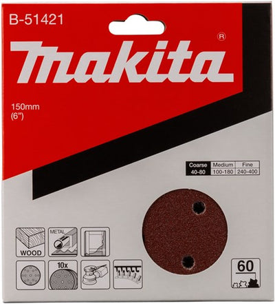 Accessori Makita disco abrasivo k60 150mm - b-51421